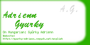 adrienn gyurky business card